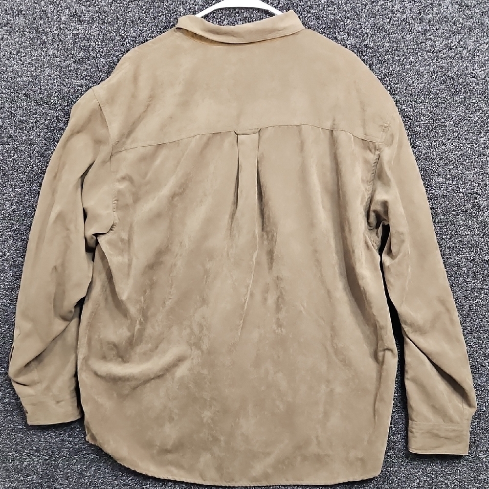 North River Men's XL Button-Up Shirt Olive Green (NOT Tan) - Picture 8 of 8